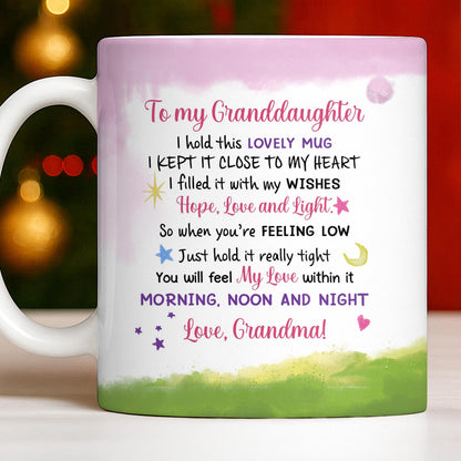 To My Granddaughter Feel My Love Morning Noon And Night