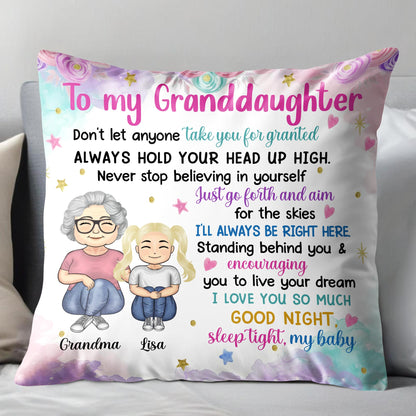 To My Granddaughter, Always Hold Your Head Up High
