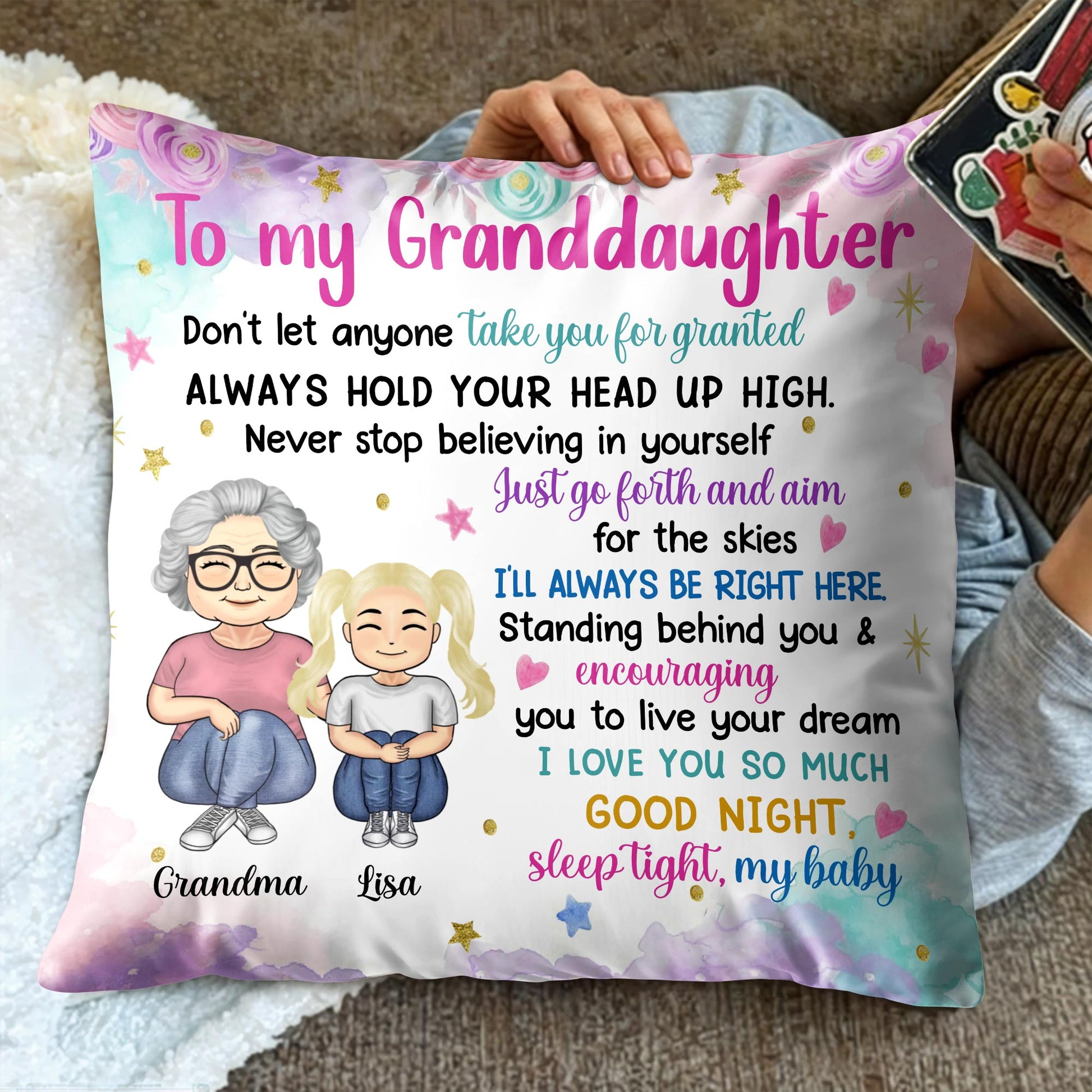 To My Granddaughter, Always Hold Your Head Up High