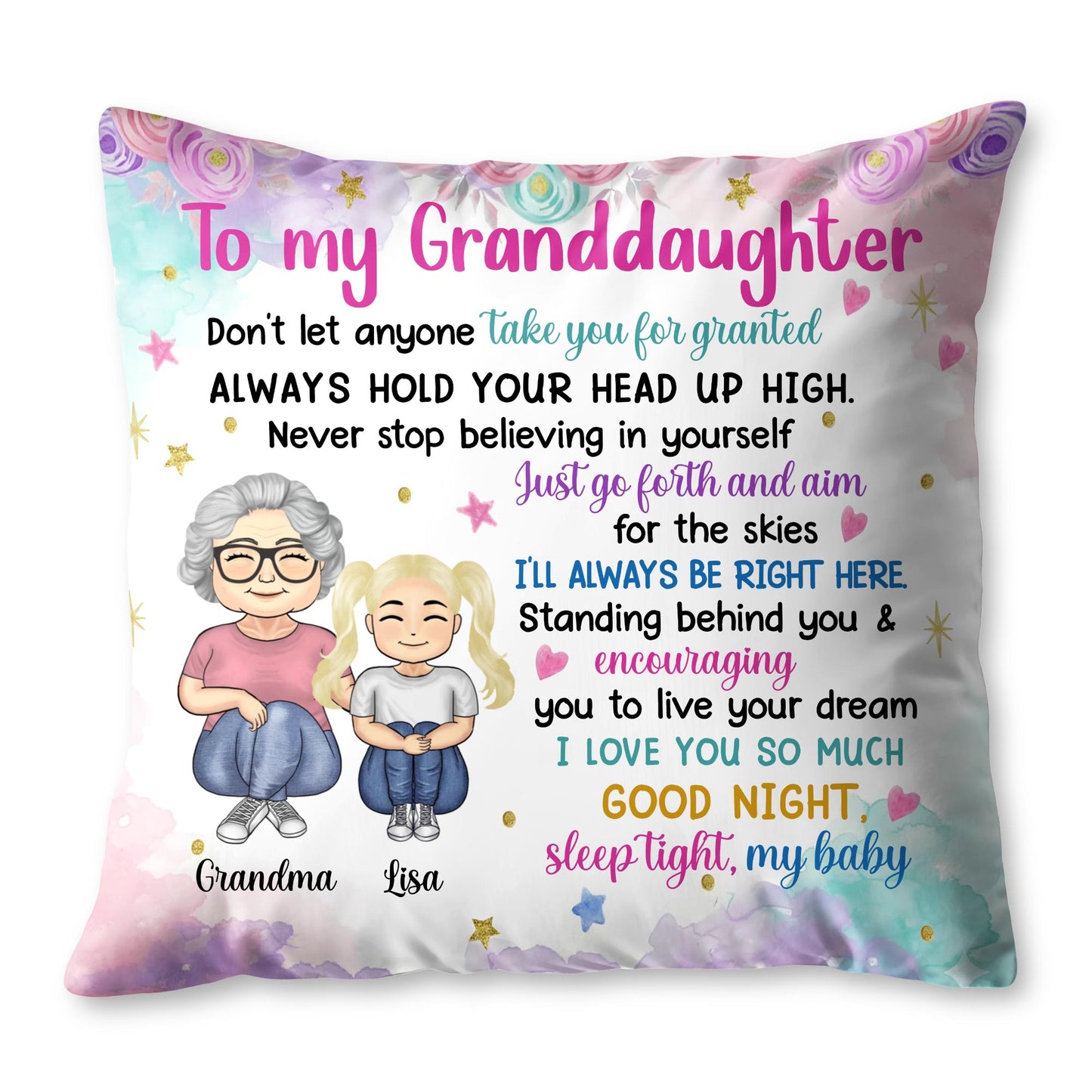 To My Granddaughter, Always Hold Your Head Up High