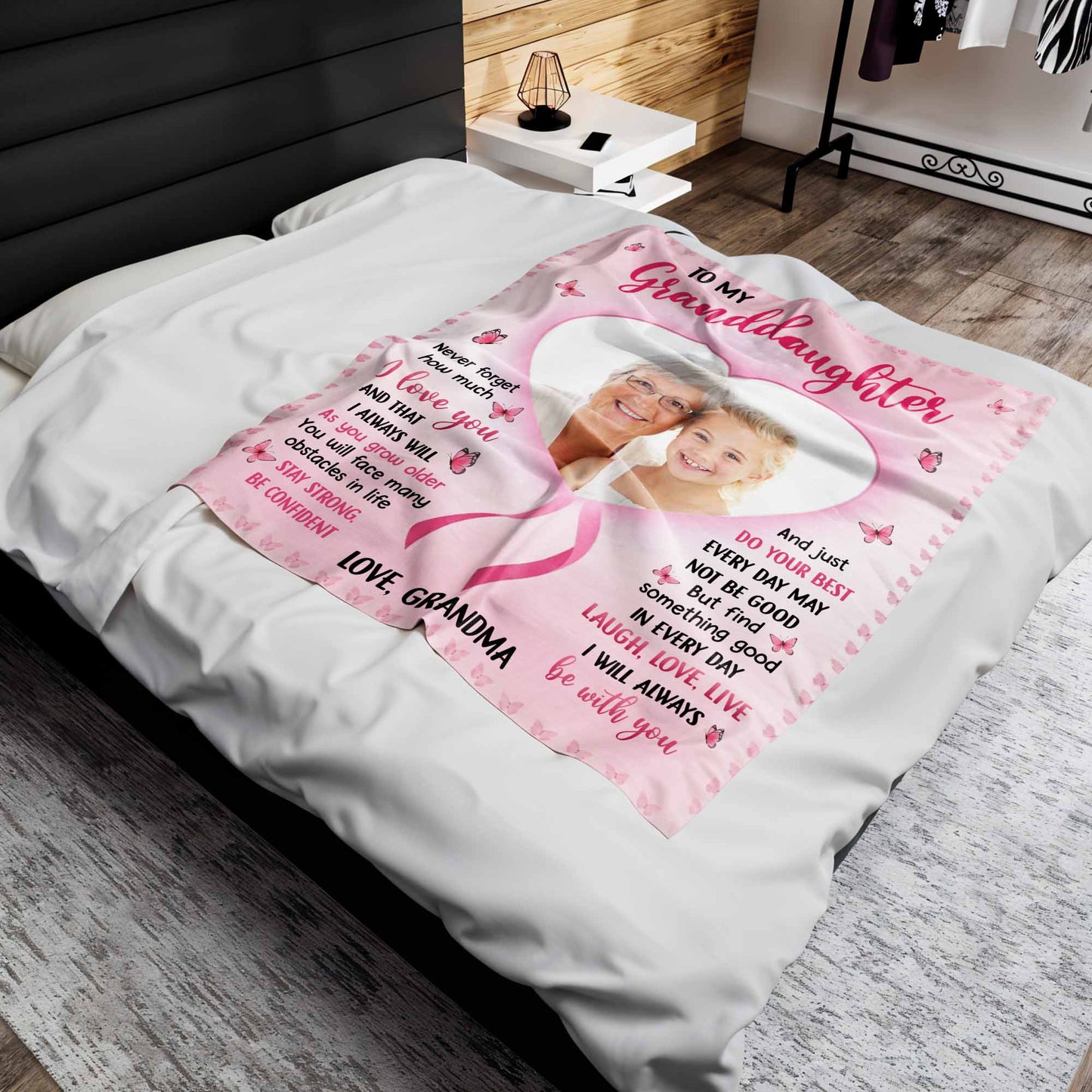 To My Granddaughter, Love And Butterflies