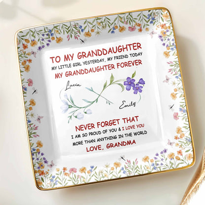 To My Granddaughter, Flowers, Love From Grandma