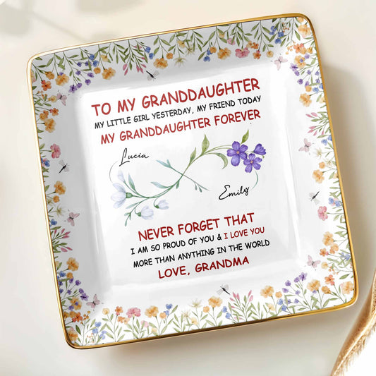 To My Granddaughter, Flowers, Love From Grandma