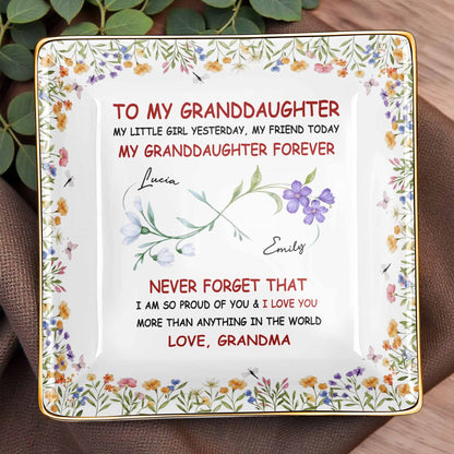 To My Granddaughter, Flowers, Love From Grandma