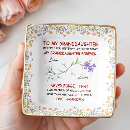 To My Granddaughter, Flowers, Love From Grandma