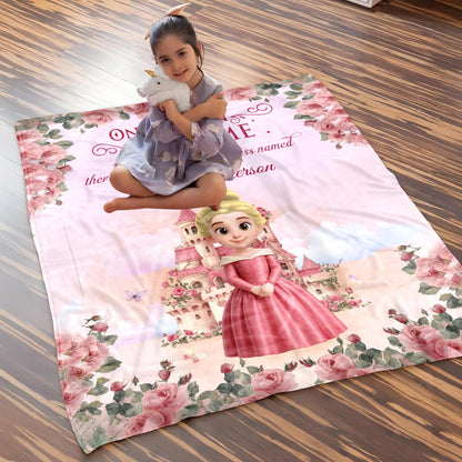 Once Upon A Time Beautiful Princess And Castle