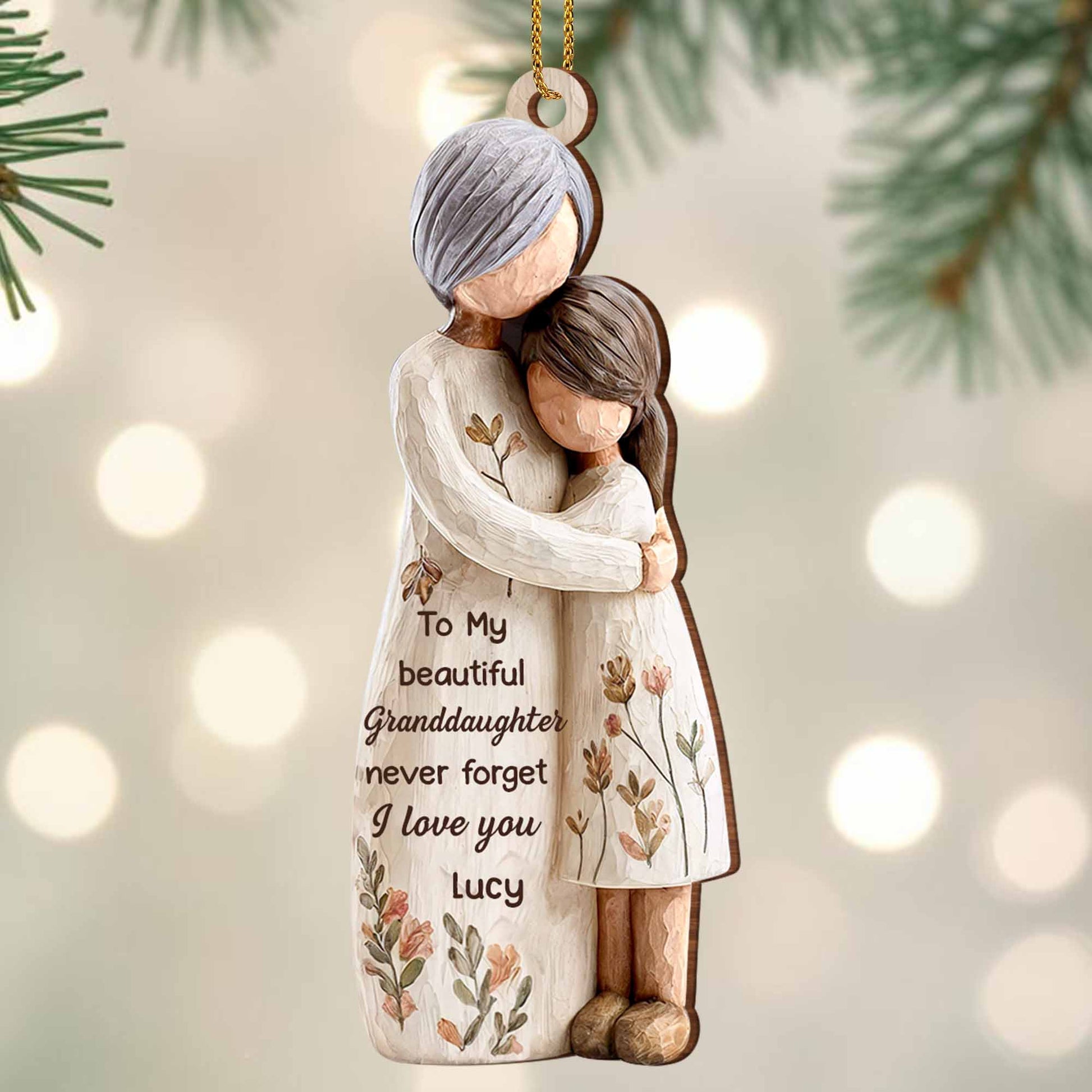 To My Beautiful Granddaughter, Love and Flowers