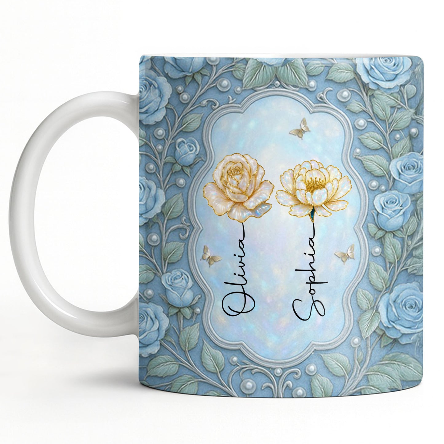 To My Granddaughter, Roses and Crowns Design