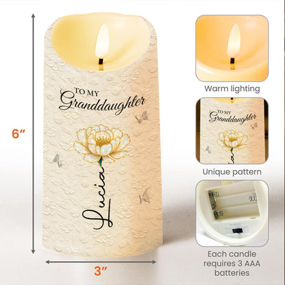 To My Granddaughter, Love And Floral Design