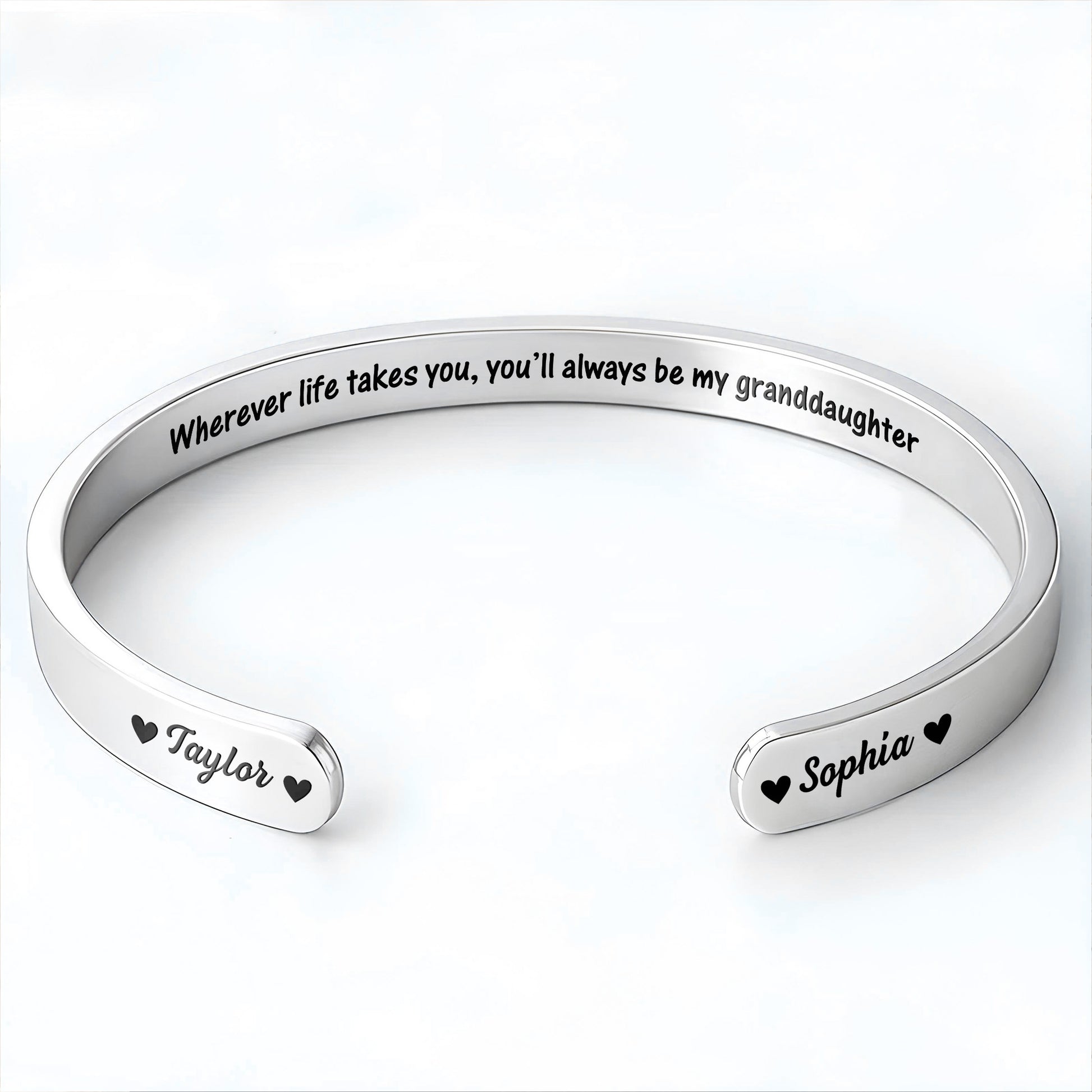 Wherever Life Takes You, You'll Always Be My Granddaughter, Hearts