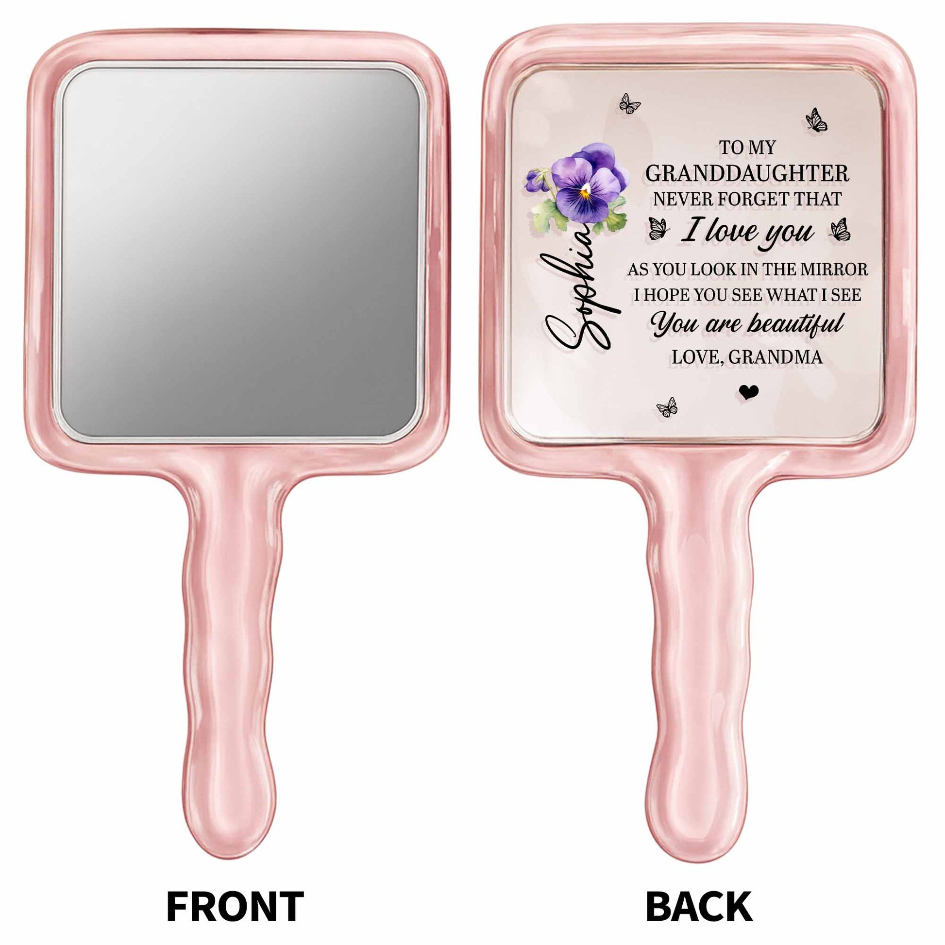 To My Granddaughter Never Forget That I Love You