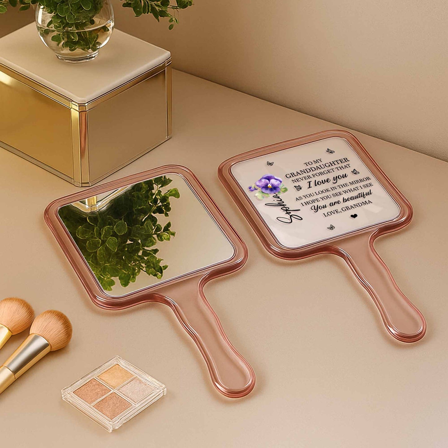 To My Granddaughter Never Forget That I Love You