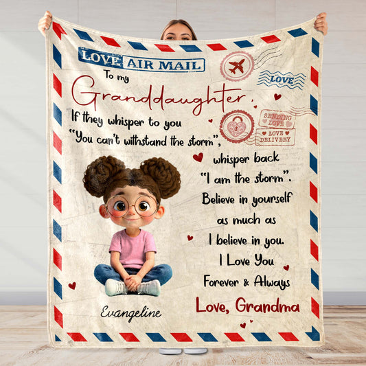 Love Air Mail To My Granddaughter Whisper Back I Am The Storm