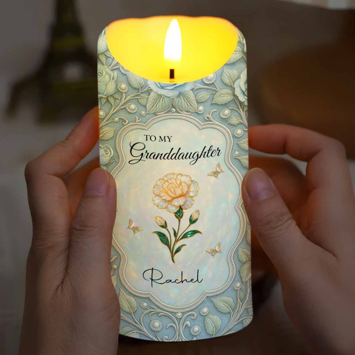 To My Granddaughter, Once Upon A Time, Flowers and Butterflies