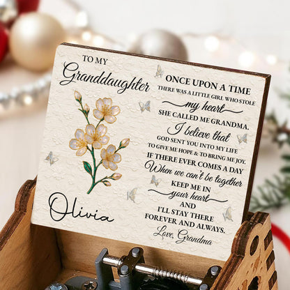 To My Granddaughter, Once Upon A Time, Daisy And Butterflies