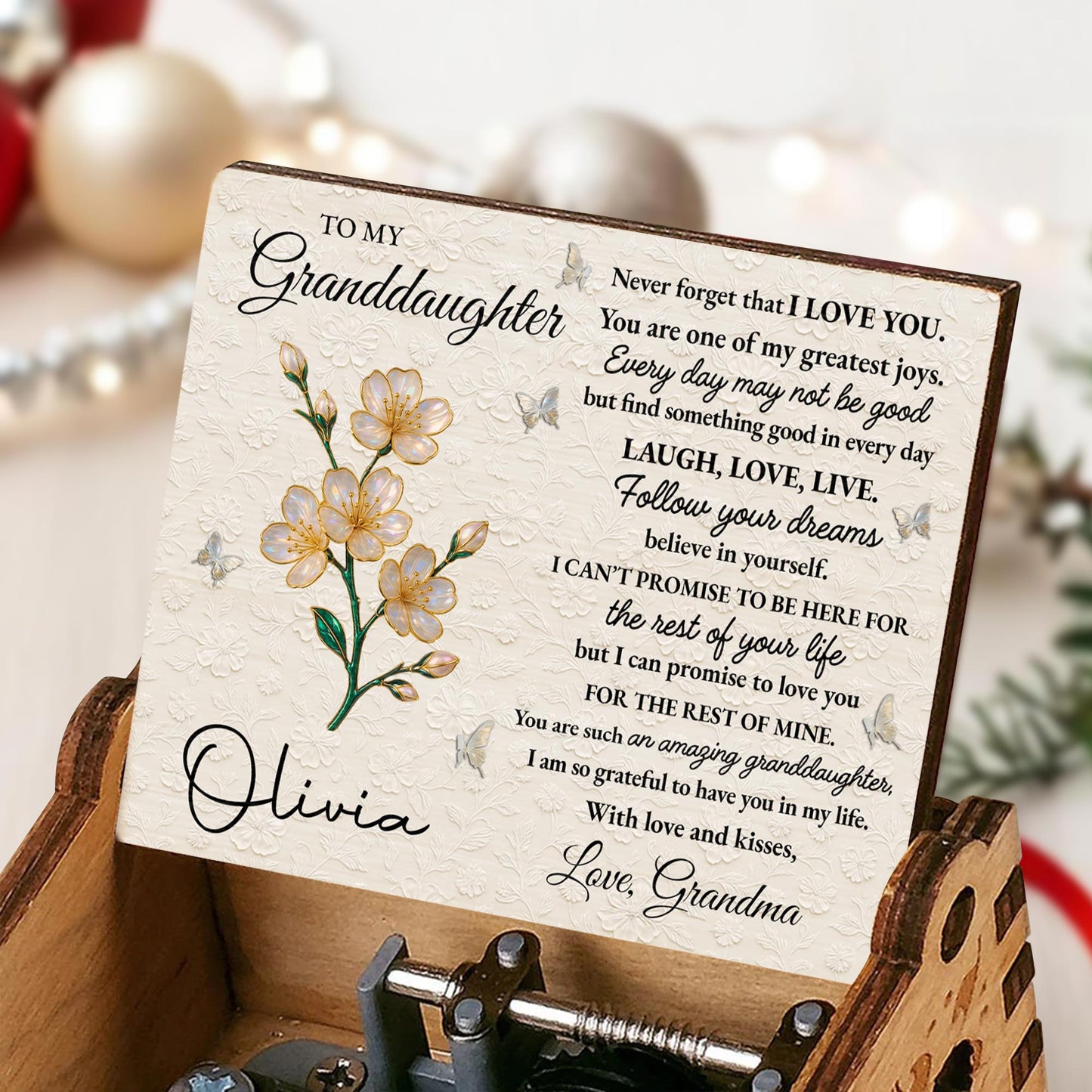 To My Granddaughter, Follow Your Dreams With Love