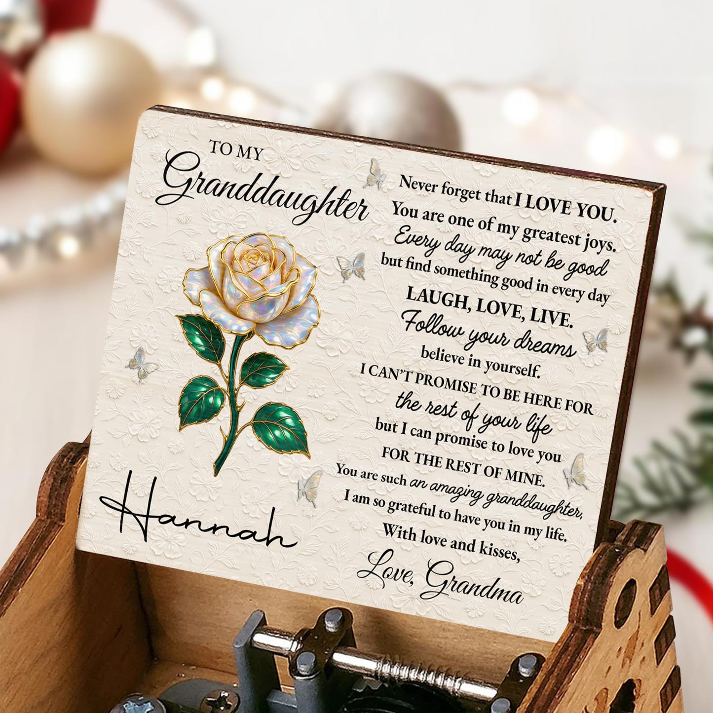 To My Granddaughter, Follow Your Dreams With Love