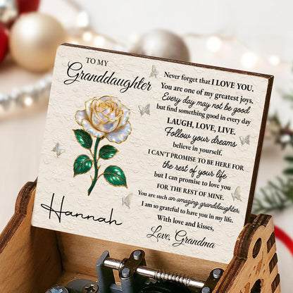 To My Granddaughter, Follow Your Dreams With Love