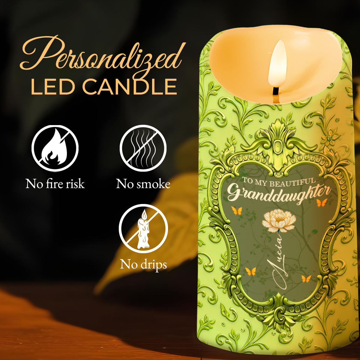 Someday When the Pages of My Life Ends, Ornate Framed Design