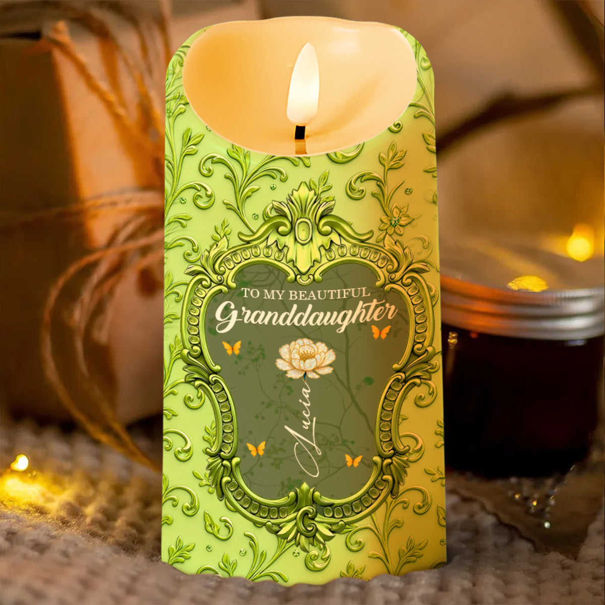 Someday When the Pages of My Life Ends, Ornate Framed Design