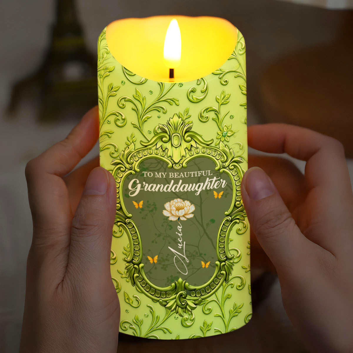 Someday When the Pages of My Life Ends, Ornate Framed Design