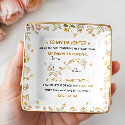 To My Daughter, My Little Girl Yesterday, Flowers Design