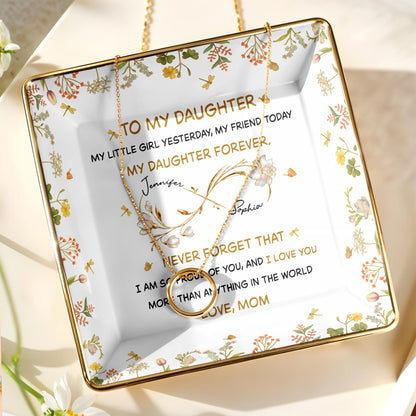 To My Daughter, My Little Girl Yesterday, Flowers Design