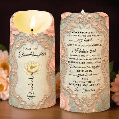 To My Granddaughter, Beautiful Floral Design