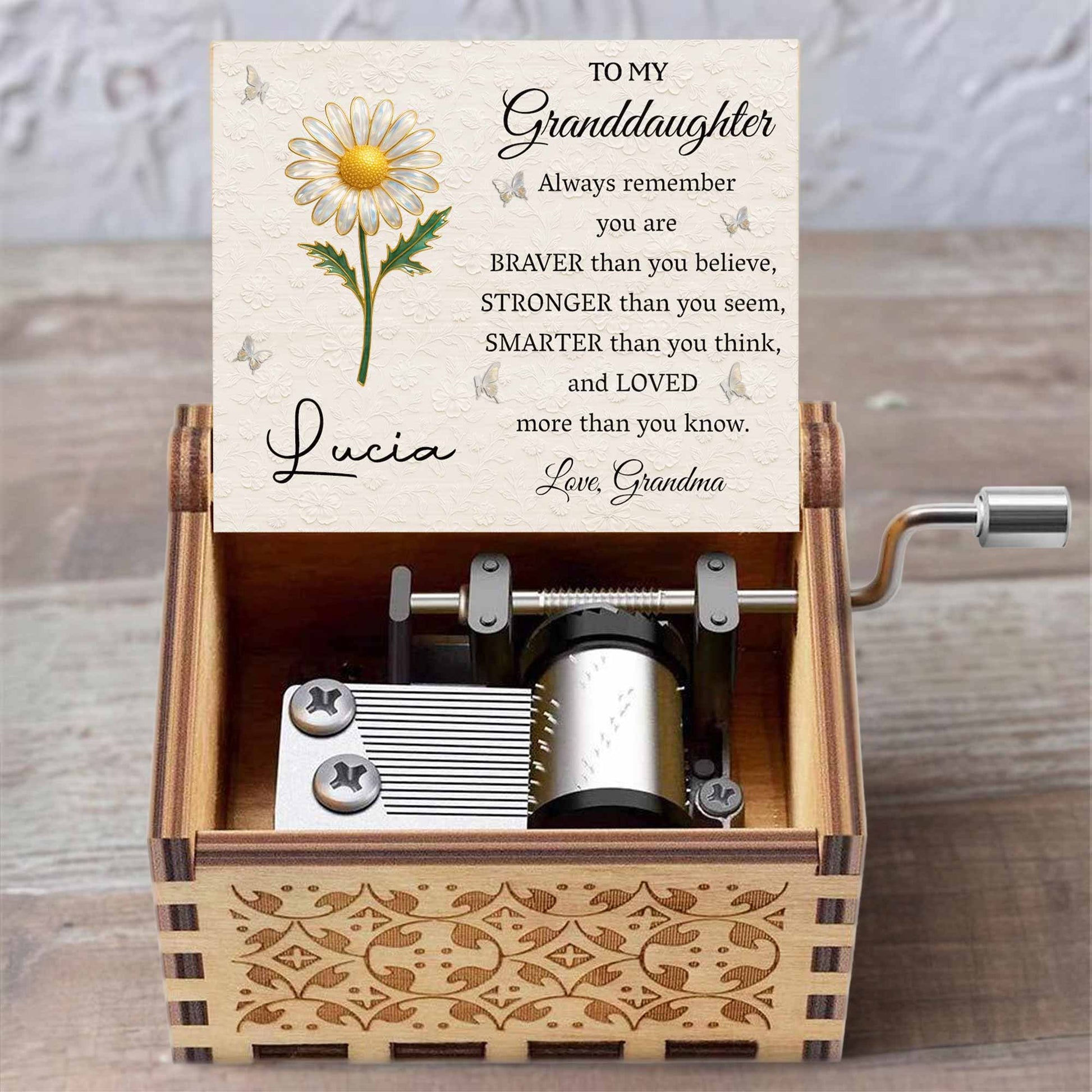 To My Granddaughter, Always Remember You Are Braver