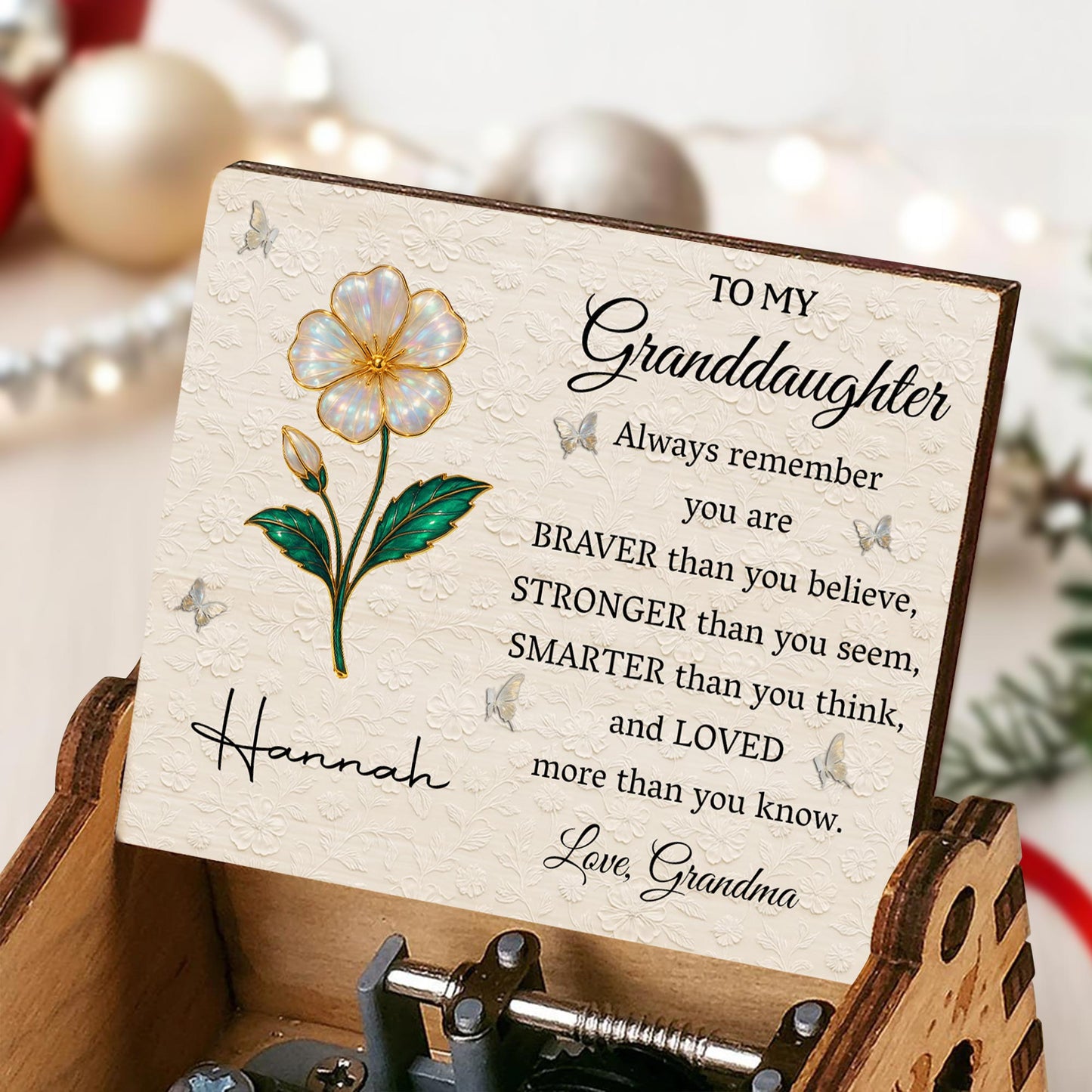 To My Granddaughter, Always Remember You Are Braver