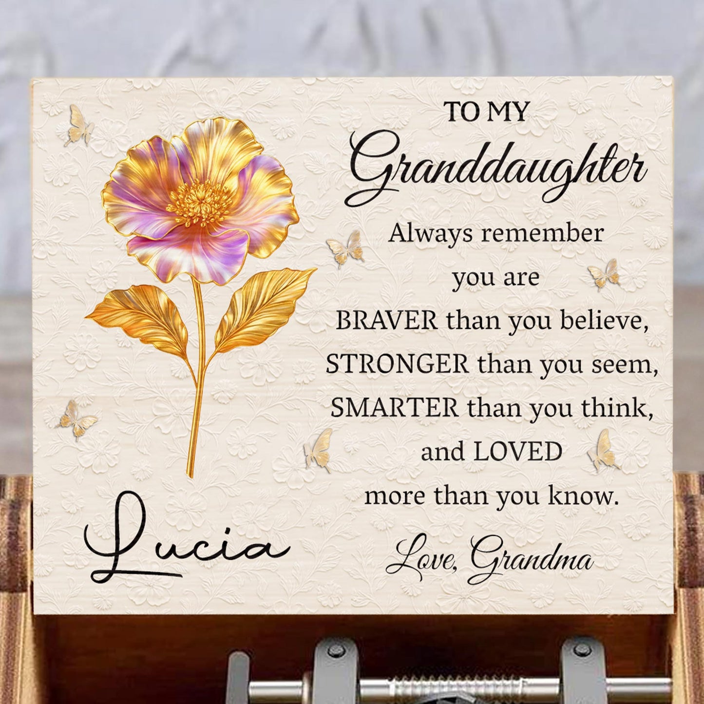To My Granddaughter, Always Remember Bravery and Love