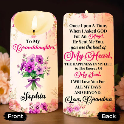 To My Granddaughter, Love And Floral Blessing