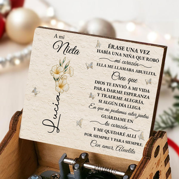 To My Granddaughter, Beautiful Floral Design