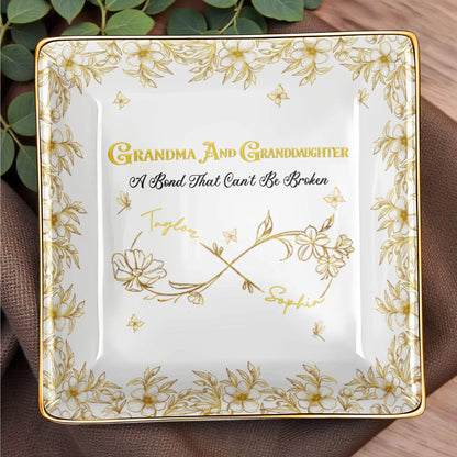 Grandma And Granddaughter, A Bond That Can't Be Broken, Flowers