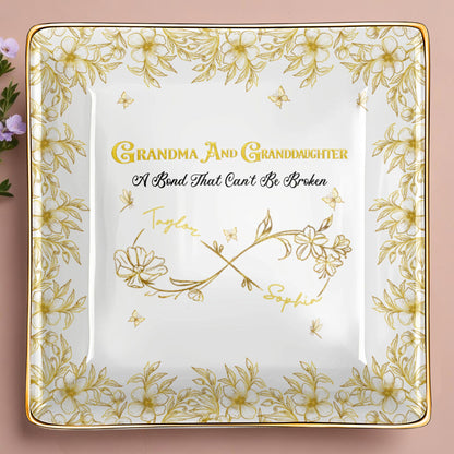 Grandma And Granddaughter, A Bond That Can't Be Broken, Flowers