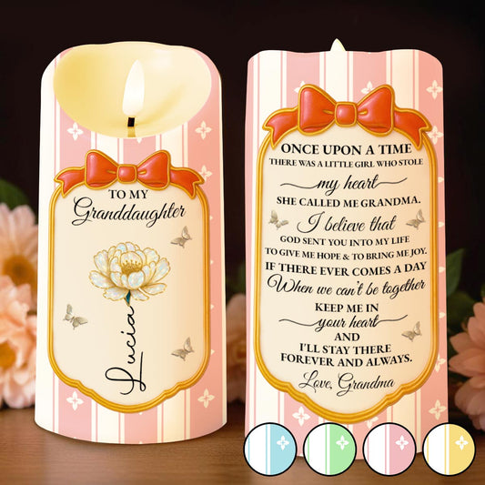 Once Upon A Time Little Girl Stole My Heart, Bow And Flower