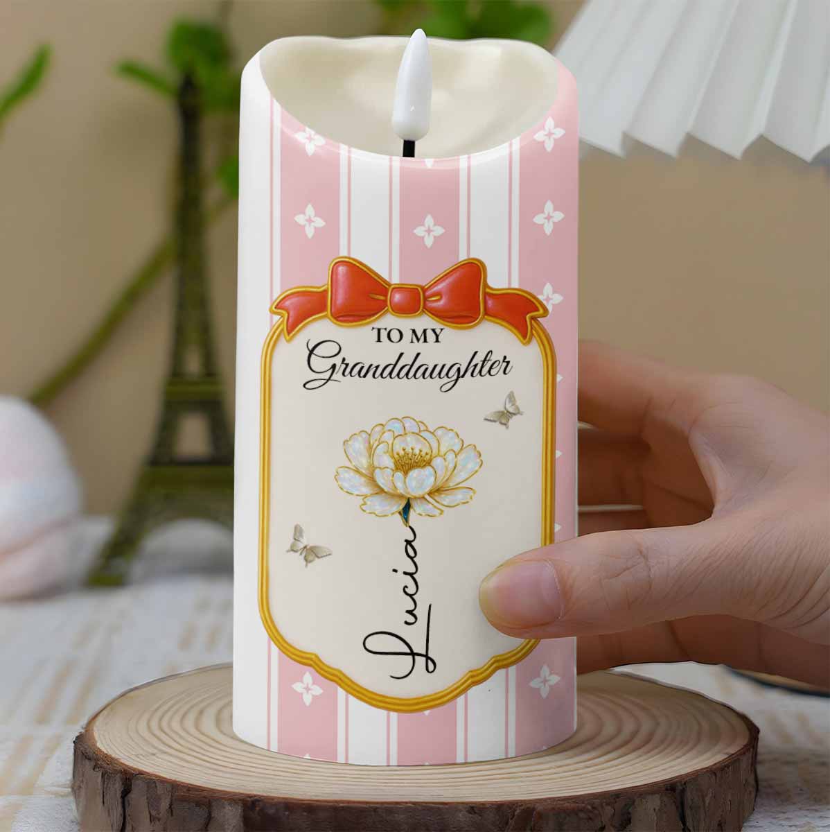 Once Upon A Time Little Girl Stole My Heart, Bow And Flower