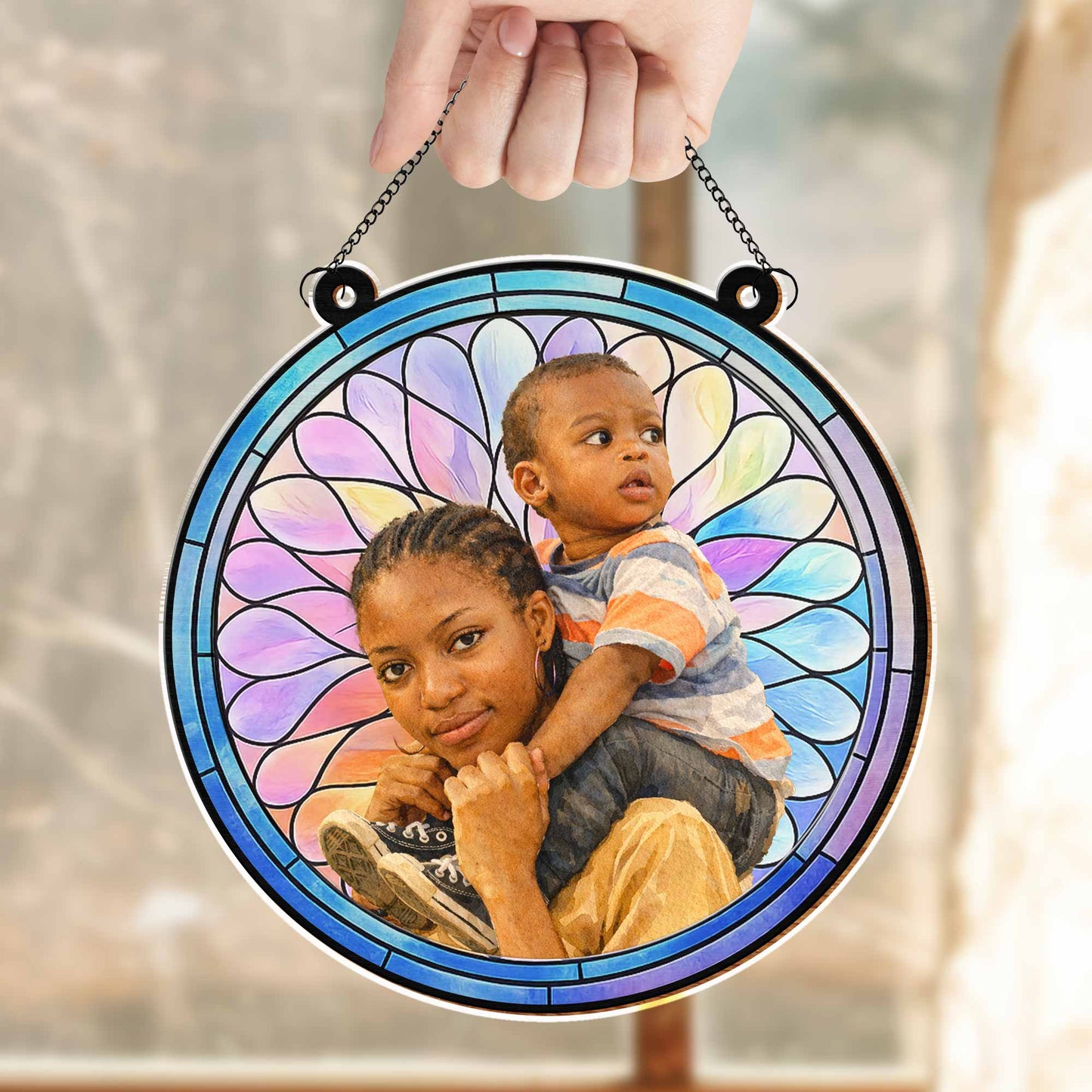 Timeless Bond Between Mother And Daughter Suncatcher
