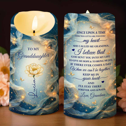 To My Granddaughter, Flower And Butterfly