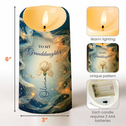 To My Granddaughter, Flower And Butterfly