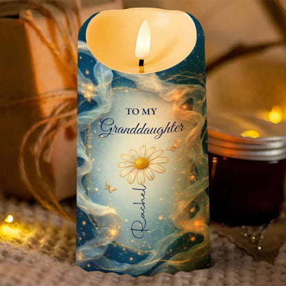 To My Granddaughter, Flower And Butterfly