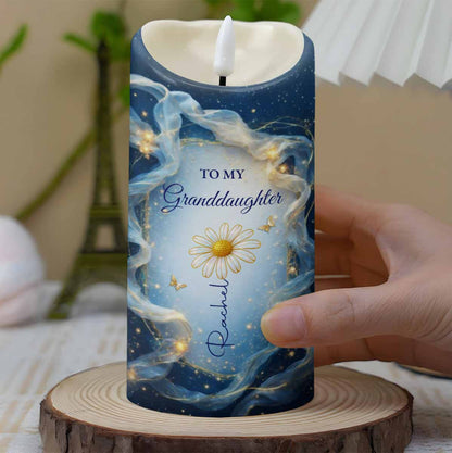 To My Granddaughter, Flower And Butterfly