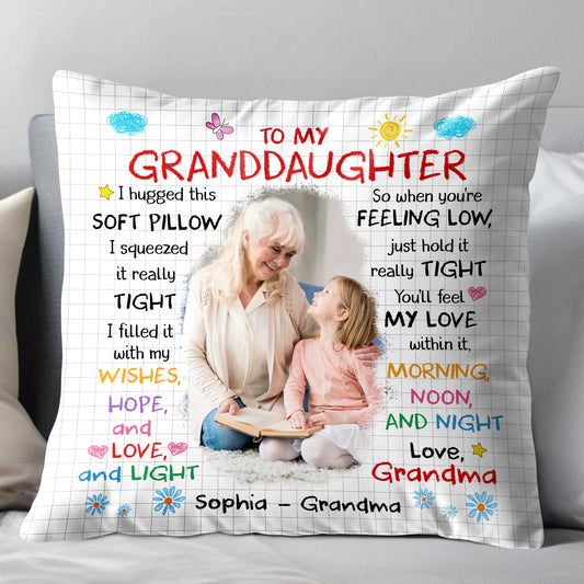 To My Granddaughter, A Soft Pillow Filled With Love
