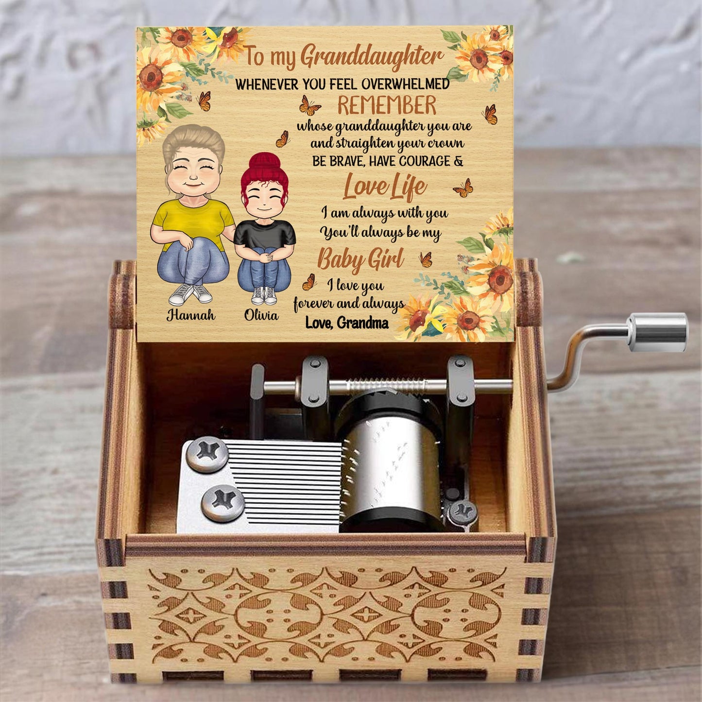 To My Granddaughter Remember Whose Granddaughter You Are