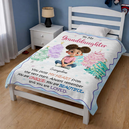 To My Granddaughter, Always Remember You Are Loved, Flowers And Trees