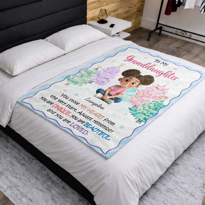 To My Granddaughter, Always Remember You Are Loved, Flowers And Trees