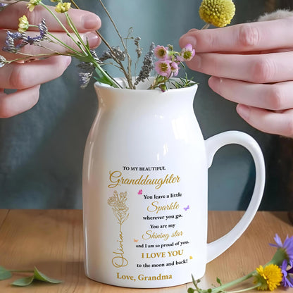 To My Beautiful Granddaughter, Sparkle And Stars