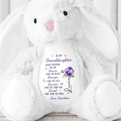 To My Granddaughter, Always Remember, Flowers