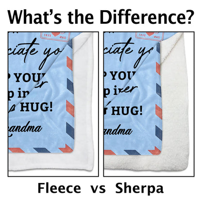 To My Granddaughter, Elephant and Hearts Design