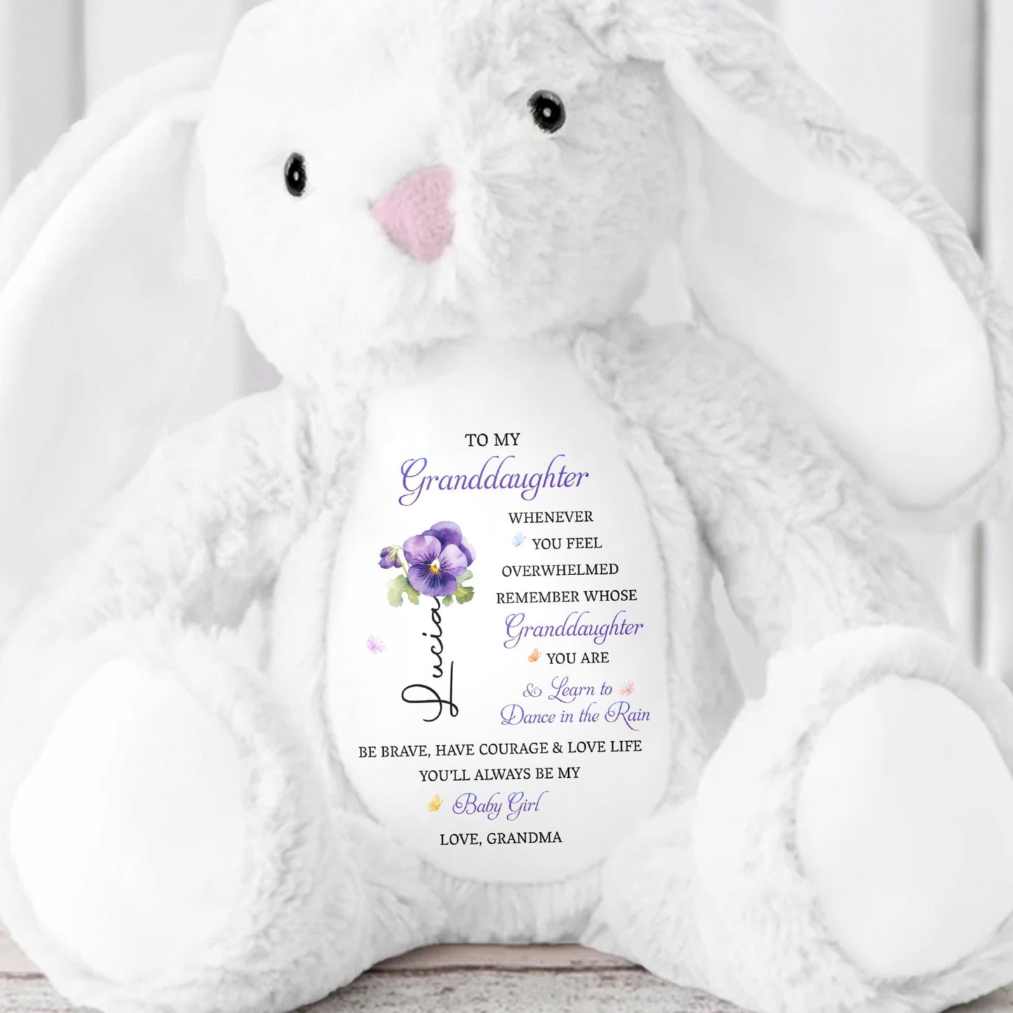 To My Granddaughter, Remember Whose You Are, Flowers